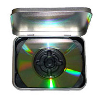 Металевий Business Card CD Box