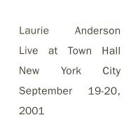 Anderson, Laurie - Live In New York (2CD)
