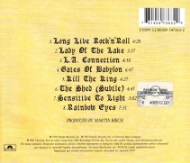 Rainbow (Ritchie Blackmore's Rainbow) - Long Live Rock'n'Roll (The Rainbow Remasters) (CD-DA)