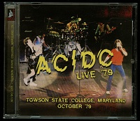 AC/DC - Live 79 - Towson State College, Maryland (CD)